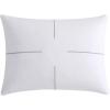 imageVera Wang Queen Duvet Cover Set Reversible Cotton Bedding Set with Matching Shams Designer Home Dcor Zig Zag WhiteGrey QueenZig Zag WhiteGrey