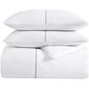 imageVera Wang Queen Duvet Cover Set Reversible Cotton Bedding Set with Matching Shams Designer Home Dcor Zig Zag WhiteGrey QueenZig Zag WhiteGrey