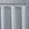 imageVera Wang Shower Curtain All Cotton Home Decor Designer Bathroom Decor Marled Waffle Blue 72quot x 70quotMarled Waffle Blue