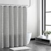 imageVera Wang Shower Curtain All Cotton Home Decor Designer Bathroom Decor Marled Waffle Blue 72quot x 70quotMarled Waffle Grey