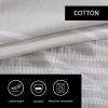 imageVera Wang Shower Curtain All Cotton Home Decor Designer Bathroom Decor Marled Waffle Blue 72quot x 70quotSeersucker