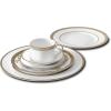 imageVera Wang Wedgwood Vera Lace Gold 5Piece Dinnerware Place SettingOval Platter