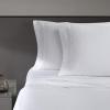 imageVera Wang  Queen Sheet Set Luxury Sateen Cotton Bedding 800 Thread Count Soft ampamp Smooth Home Decor Steel Grey4pcs QueenWhite