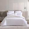 imageVera Wang Queen Duvet Cover Set Designer Cotton Bedding Set Includes Matching Shams with Bonus Euro Shams ampamp Throw Pillow Covers Lattice Solid White QueenLattice Solid White
