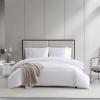 imageVera Wang Queen Duvet Cover Set Reversible Cotton Bedding Set with Matching Shams Designer Home Dcor Zig Zag WhiteGrey QueenZig Zag WhiteBeige