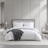imageVera Wang Queen Duvet Cover Set Reversible Cotton Bedding Set with Matching Shams Designer Home Dcor Zig Zag WhiteGrey QueenZig Zag WhiteGrey