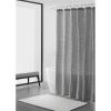 imageVera Wang Shower Curtain All Cotton Home Decor Designer Bathroom Decor Marled Waffle Blue 72quot x 70quotMarled Waffle Grey