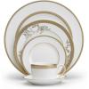 imageVera Wang Wedgwood Vera Lace Gold 5Piece Dinnerware Place Setting5 Piece Set