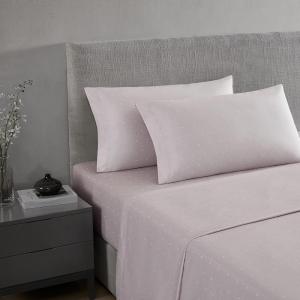 imageVera Wang  Queen Sheet Set Luxury Sateen Cotton Bedding 800 Thread Count Soft ampamp Smooth Home Decor Steel Grey4pcs QueenEyelet Pink
