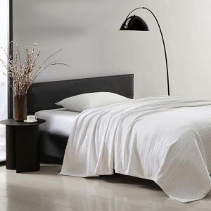 imageVera Wang Queen Blanket Designer Cotton Bedding Medium Weight Home Decor for All Seasons All Over Rib White QueenAll Over Rib White