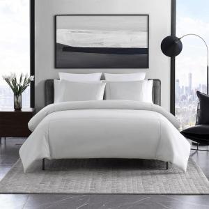 imageVera Wang Queen Duvet Cover Set Reversible Cotton Bedding Set with Matching Shams Designer Home Dcor Simple Dot Grey QueenSimple Dot Grey