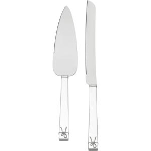 imageVera Wang Wedgwood Love Knots Stainless Cake Knife ampamp Server