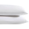 imageVera Wang  Queen Sheets Smooth Cotton Sateen Bedding Set WrinkleResistant Home Decor Simple Scallop Grey QueenSimple Scallop White