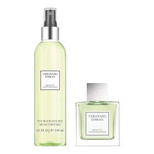 imageVera Wang Embrace Green Tea and Pear Blossom Body Mist 84 fl oz Pack of 1 Notes of Earthiness Peony and Sandalwood Womens Fragrance Long Lasting Everyday FragranceGreen Tea  Pear Blossom