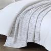 imageVera Wang  King Blanket Soft Cotton Luxury Bedding Modern Home Decor with Waffle Weave Knit Jaspe Waffle WhiteBlack KingJaspe Waffle WhiteBlack