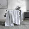 imageVera Wang  King Blanket Soft Cotton Luxury Bedding Modern Home Decor with Waffle Weave Knit Jaspe Waffle WhiteBlack KingJaspe Waffle WhiteBlack