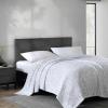 imageVera Wang  King Blanket Soft Cotton Luxury Bedding Modern Home Decor with Waffle Weave Knit Jaspe Waffle WhiteBlack KingJaspe Waffle WhiteBlack
