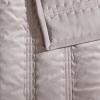 imageVera Wang  Queen Quilt Set Velvet Bedding with Matching Sham Modern Home Decor Velvet Linear Stitch French Clay QueenVelvet Linear Stitch French Clay
