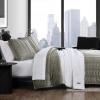 imageVera Wang  Queen Quilt Set Velvet Bedding with Matching Sham Modern Home Decor Velvet Linear Stitch French Clay QueenVelvet Linear Stitch Silver Leaf