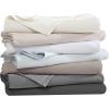 imageVera Wang  Queen Sheet Set Luxury Sateen Cotton Bedding 800 Thread Count Soft ampamp Smooth Home Decor Beige KingBeige