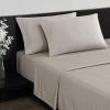 imageVera Wang  Queen Sheet Set Luxury Sateen Cotton Bedding 800 Thread Count Soft ampamp Smooth Home Decor Beige KingBeige