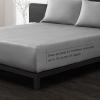 imageVera Wang  Queen Sheet Set Luxury Sateen Cotton Bedding 800 Thread Count Soft ampamp Smooth Home Decor Beige KingCharcoal