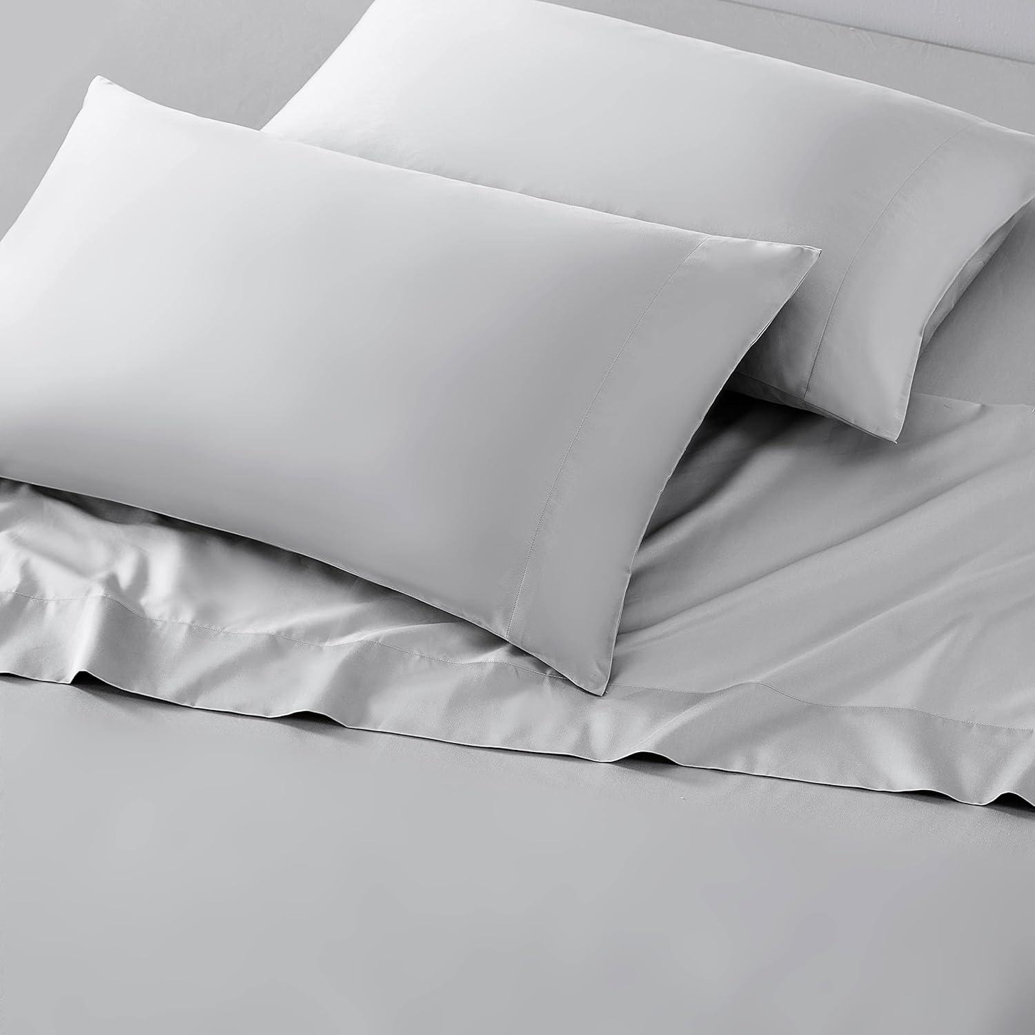 Vera Wang – Pillow Case Set, Luxury Sateen Cotton Bedding, 800 Thread ...