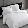 imageVera Wang  King Duvet Cover Set Premium Cotton Bedding with Matching Shams Modern Home Decor OekoTex Certified Puckered Texture White KingPuckered Texture White