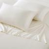 imageVera Wang  Pillow Case Set Luxury Sateen Cotton Bedding 800 Thread Count Soft ampamp Smooth Home Decor Ivory Standard PillowcasesIvory