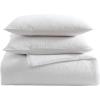 imageVera Wang  Queen Comforter Set Premium Cotton Bedding with Matching Shams Modern Home Decor OekoTex Certified Puckered Texture White QueenPuckered Texture White