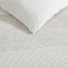 imageVera Wang  Queen Comforter Set Premium Cotton Bedding with Matching Shams Textured Striped Decor Ideal for All Seasons OekoTex Certified Chenille Waffle Stripe Beige QueenChenille Waffle Stripe Beige
