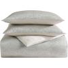 imageVera Wang  Queen Comforter Set Satin Weave Bedding with Matching Shams Speckled Home Decor OekoTex Certified Speckled Satin Weave Taupe QueenSpeckled Satin Weave Taupe