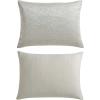 imageVera Wang  Queen Duvet Cover Set Satin Weave Bedding with Matching Shams Speckled Home Decor OekoTex Certified Speckled Satin Weave Taupe QueenSpeckled Satin Weave Taupe