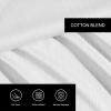 imageVera Wang  Queen Sheet Set ButterySoft Bed Sheets wa Naturally Silky Smooth Cotton Sateen Lightweight Feel  Matching Pillowcases ampamp Fitted Sheet Etched Stripe GreyEtched Stripe Grey