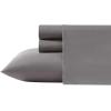 imageVera Wang  Queen Size Sheets Set MoistureWicking ampamp Smooth Cooling Cotton Lightweight for Year Round Comfort Bed Sheets with Matching Pillowcases ampamp Fitted Sheet Cool Comfort BrownCool Comfort Grey