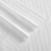 imageVera Wang  Queen Size Sheets Set Smooth ampamp Crisp Cotton wTextured Weave Lightweight for Year Round Comfort Bed Sheets with Matching Pillowcases ampamp Fitted Sheet Dobby Stripe WhiteCool Comfort White