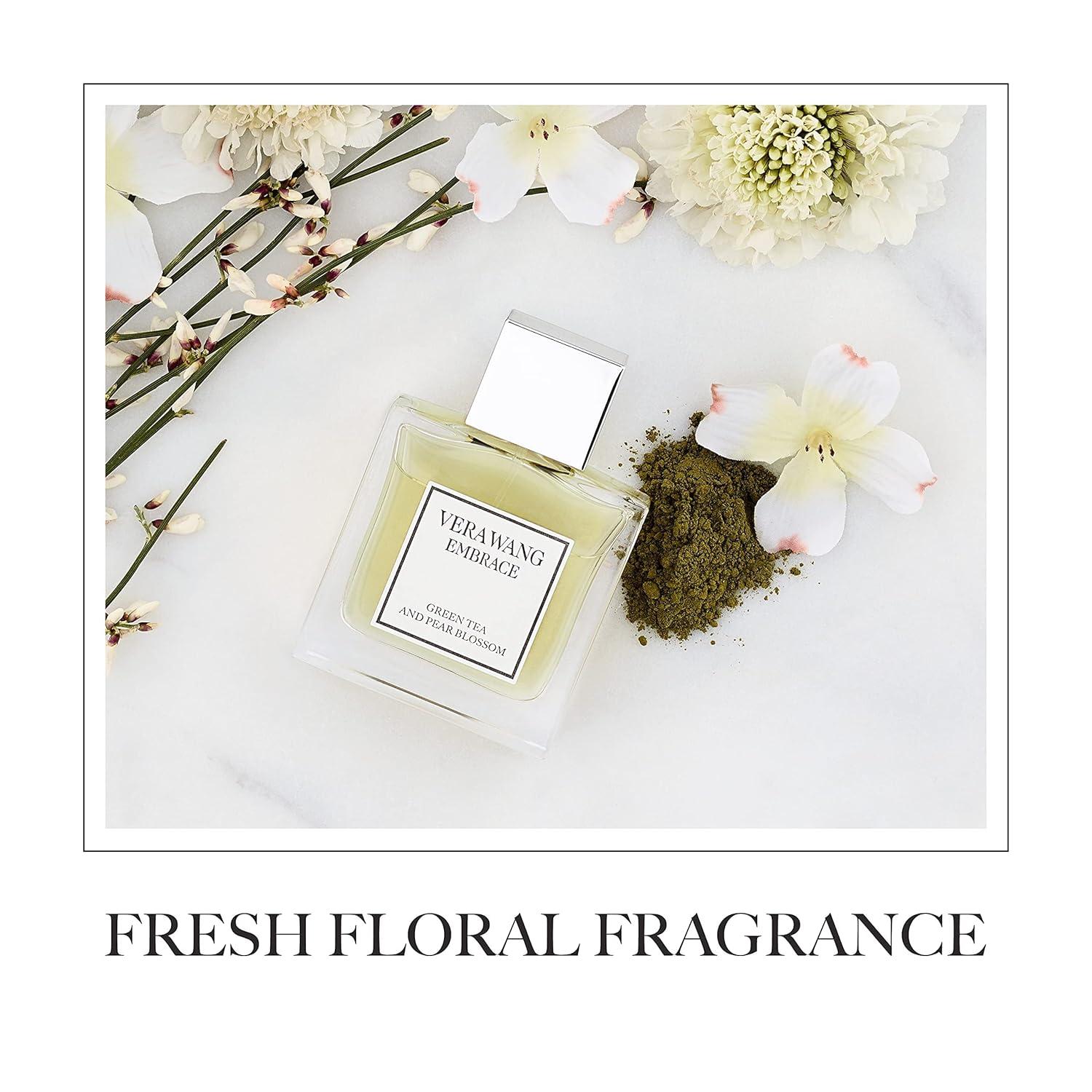imageVera Wang Embrace Periwinkle and Iris Body Mist 84 fl oz Pack of 1 Notes of Bergamot Periwinkle and Vanilla Womens Fragrance Long Lasting Everyday FragranceGreen Tea  Pear Blossom