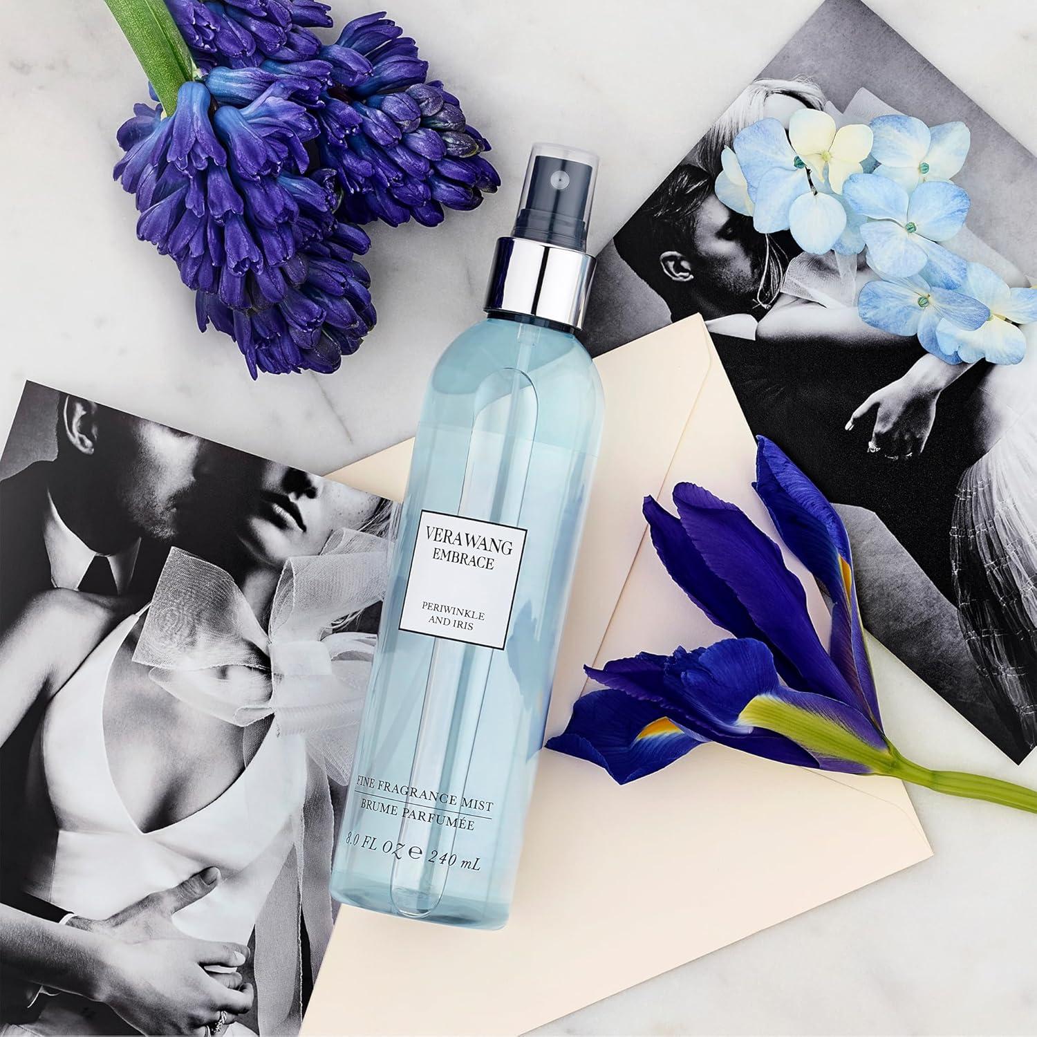 imageVera Wang Embrace Periwinkle and Iris Body Mist 84 fl oz Pack of 1 Notes of Bergamot Periwinkle and Vanilla Womens Fragrance Long Lasting Everyday FragrancePeriwinkle  Iris