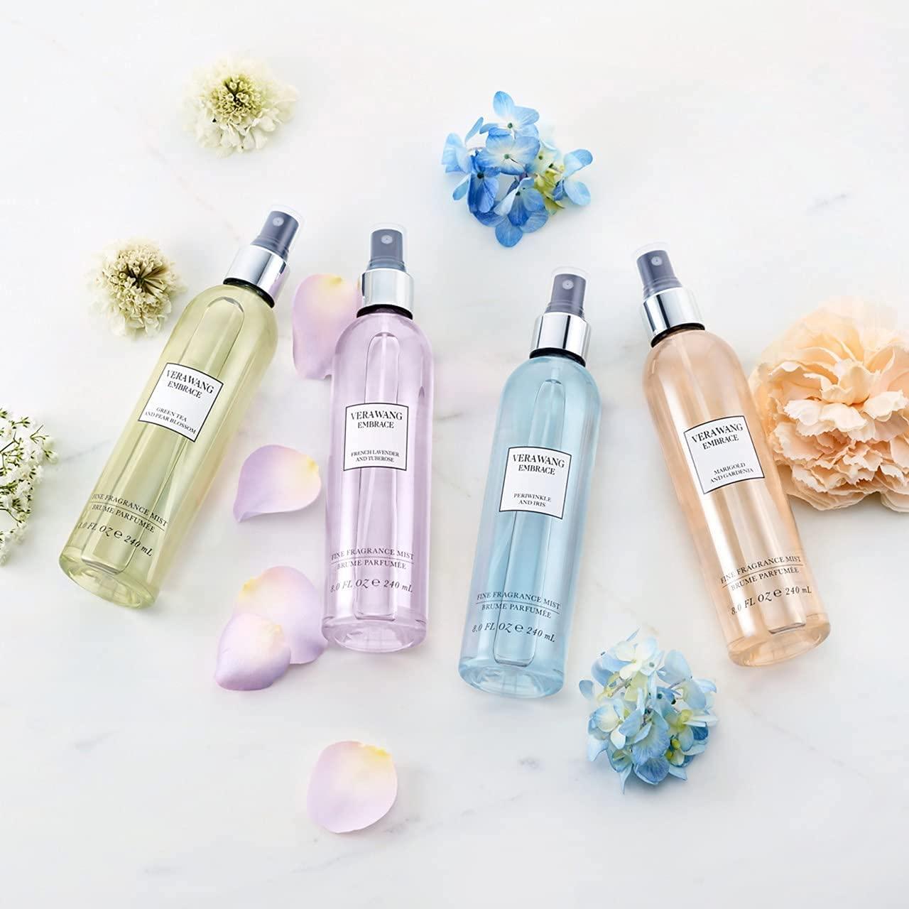 imageVera Wang Embrace Periwinkle and Iris Body Mist 84 fl oz Pack of 1 Notes of Bergamot Periwinkle and Vanilla Womens Fragrance Long Lasting Everyday FragrancePeriwinkle  Iris