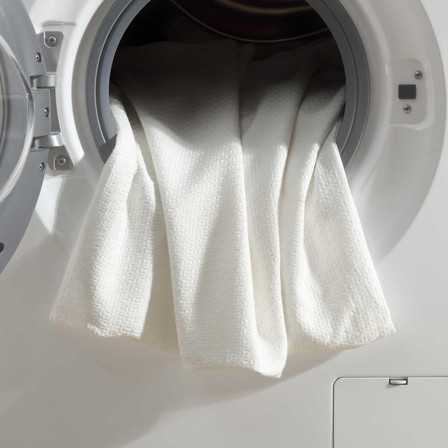 imageVera Wang  King Comforter Set UltraSoft Chenille Bedding wMatching Pillowcases Lightweight for Year Round Comforter 3 Piece Bed Set BeigeThreaded Basketweave White