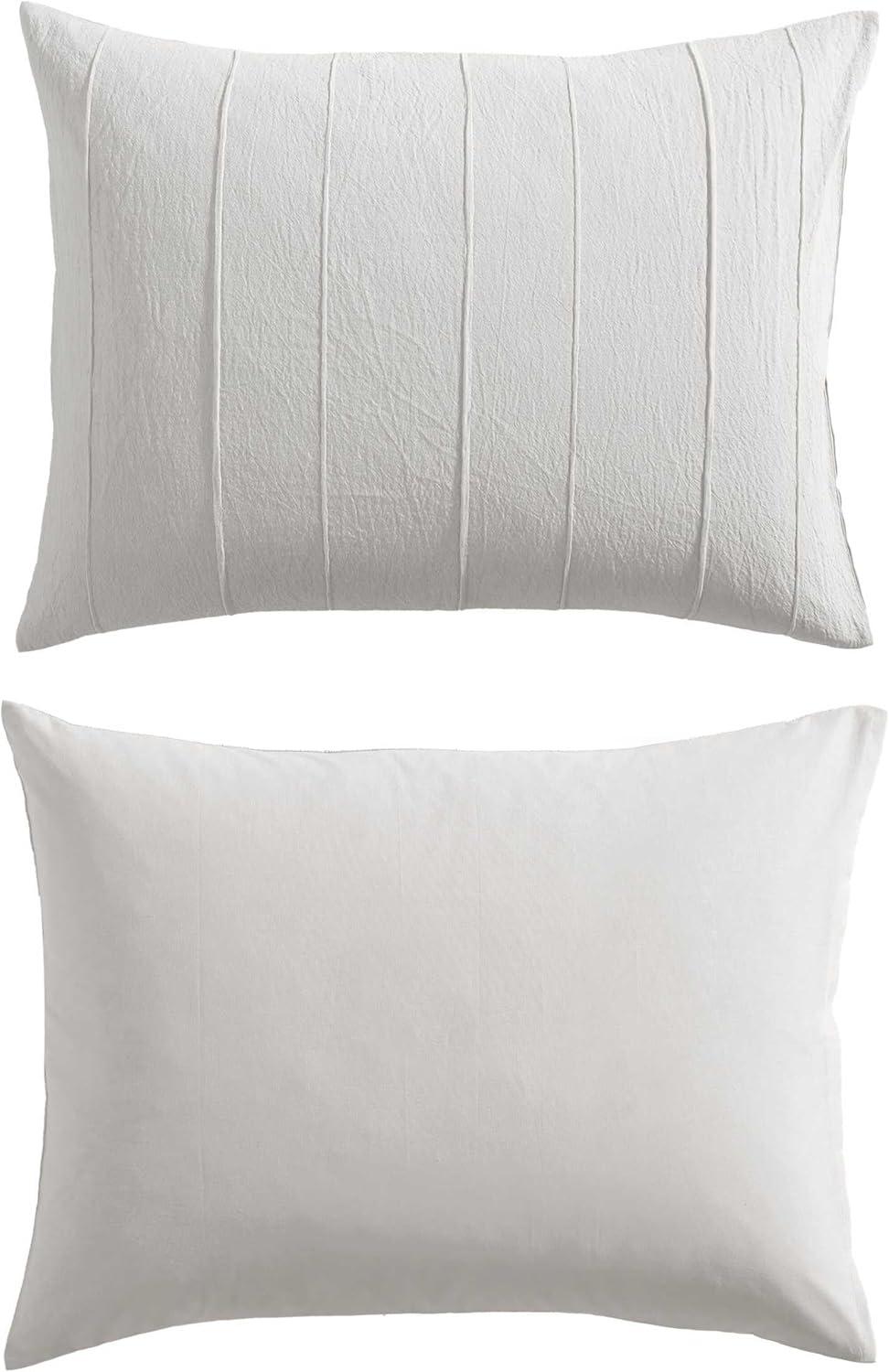 imageVera Wang  King Comforter Set UltraSoft Chenille Bedding wMatching Pillowcases Lightweight for Year Round Comforter 3 Piece Bed Set BeigeTucks Beige