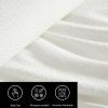 imageVera Wang  King Comforter Set UltraSoft Chenille Bedding wMatching Pillowcases Lightweight for Year Round Comforter 3 Piece Bed Set BeigeThreaded Basketweave White