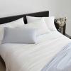 imageVera Wang  Queen Sheet Set 100 Egyptian Cotton Percale Bed Sheets with a Smooth ampamp Crisp Feel Deep Pockets Bedding with Matching Fitted Sheet ampamp Pillowcases BeigePink
