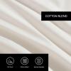 imageVera Wang  Queen Sheet Set 100 Egyptian Cotton Percale Bed Sheets with a Smooth ampamp Crisp Feel Deep Pockets Bedding with Matching Fitted Sheet ampamp Pillowcases BeigePink