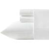 imageVera Wang  Queen Sheet Set 100 Egyptian Cotton Percale Bed Sheets with a Smooth ampamp Crisp Feel Deep Pockets Bedding with Matching Fitted Sheet ampamp Pillowcases BeigeBeige