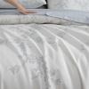 image:imageVera Wang  Queen Comforter Set Reversible Cotton Percale Bedding with a Naturally Soft Feel 3 Piece Bed Set with Matching Pillowcases Trailing Vines BeigeTrailing Vines Beige