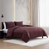image:imageVera Wang  Queen Comforter Set UltraSoft Faux Fur Bedding with Prewashed Reverse for a Plush Feel 3 Piece Bed Set with Matching Pillowcases Featuring Hidden Zippers Signature RedSignature Red