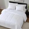 image:imageVera Wang  Queen Size Comforter Crisp amp Smooth Cotton Down Alternative Comforter 400 Thread Count Lightweight Bedding for Year Round Comfort WhiteQueen