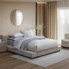 image:imageVera Wang  Queen Size Duvet Cover Set 100 Cotton Bedding with a Naturally Soft Feel 3Piece Bed Set with Matching Pillowcases Trailing Vines BeigeTrailing Vines Beige