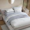 image:imageVera Wang  Queen Size Duvet Cover Set 100 Cotton Bedding with a Naturally Soft Feel 3Piece Bed Set with Matching Pillowcases Trailing Vines BeigeTrailing Vines Beige